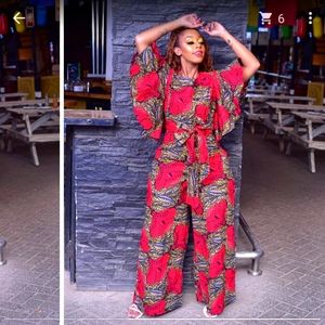 African Ankara Jumpsuit